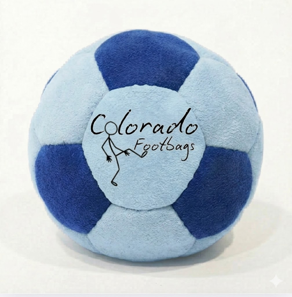 Colorado Footbag - 14 Panel Blue Blue